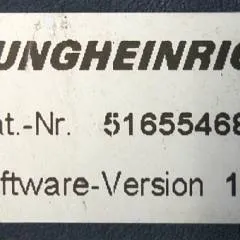 Jungheinrich 51226801 | Rij/hef/stuur regeling  drive/lift/steering controller AS2412 i S index D  Sw 1,04 51655468 sn. S1AX00140759 from ESE225 year 2018