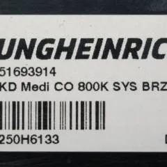 Jungheinrich 51693914 | Display KD MEDI CO 800K Sys BRZ from ESE120 year 2018 sn. 250H6133