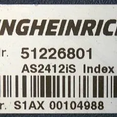 Jungheinrich 51226801 | Rij/hef/stuur regeling  drive/lift/steering controller AS2412 i S index C sn. S1AX00104988 from ECD 320 year 2017
