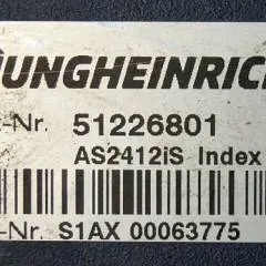 Jungheinrich 51226801 | Rij/hef/stuur regeling  drive/lift/steering controller AS2412 i S index B Sw. 2,06 51256848 sn. S1AX00063775 from ERD220 year 2015