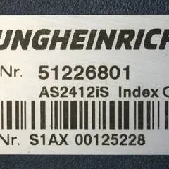 Jungheinrich 51226801 | Rij/hef/stuur regeling  drive/lift/steering controller AS2412 i S index C Sw 1,11 51419306 sn. S1AX00125228 from ECE310 year 2018