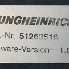 Jungheinrich 51226801 | Rij/hef/stuur regeling  drive/lift/steering controller AS2412 i S index A  Sw 1,04 51263516 sn. S1AX00046111 from ERE225 year 2014