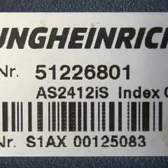 Jungheinrich 51226801 | Rij/hef/stuur regeling  drive/lift/steering controller AS2412 i S index C Sw 1,11 51419306 sn. S1AX00125083 from ECE310 year 2018