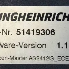 Jungheinrich 51226801 | Rij/hef/stuur regeling  drive/lift/steering controller AS2412 i S index C Sw 1,11 51419306 from ECE310 year 2018