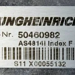 Jungheinrich 50460982 | Rij regeling Drive controller AS4814i index F from ESE533 year 2012 sn.S11X00055132