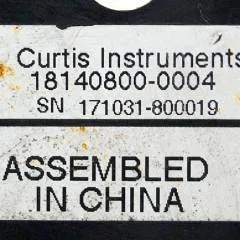 Curtis 18140800-0004 | Pedal sn. 171031-800019 from  Charlatte TE206 Year 2018