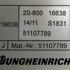 Jungheinrich 51107789 | Rij/hef/stuur regeling Drive/Lift/steering controller from EKS312 year 2011 sn. S1831