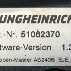 Jungheinrich 51037707 | Rij regeling driving controller AS2405i index E Sw. 1,31 51062370 sn. S18X00161426 from EJE C20 year 2018