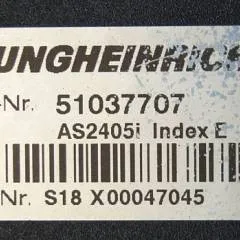 Jungheinrich 51037707 | Rij regeling driving controller AS2405i index E Sw. 1,26 51062370 sn. S18X00047045 from EJE C20 year 2012