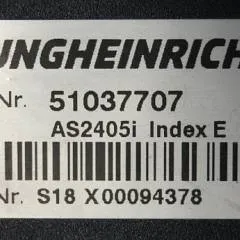 Jungheinrich 51037707 | Rij regeling driving controller AS2405i index E Sw. 1,30 51062370 sn. S18X00094378 from EJE C20 year 2014