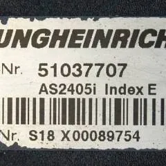 Jungheinrich 51037707 | Rij regeling driving controller AS2405i index E Sw. 1,30 51062370 sn. S18X00089754 from EJE 220 year 2014
