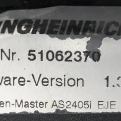 Jungheinrich 51037707 | Rij regeling driving controller AS2405i index E Sw. 1,30 51062370 sn. S18X00089754 from EJE 220 year 2014