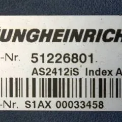 Jungheinrich 51226801 | Rij/hef/stuur regeling  drive/lift/steering controller AS2412 i S index A Sw. 1,03 51263516 sn. S1AX00033458 from ERE225 FP year 2013