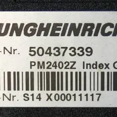 Jungheinrich 50437339 | Stuur regeling steering controller PM2402 Z Index G Sw 2,00 sn S14X 00011117 from ERE225 year 2010