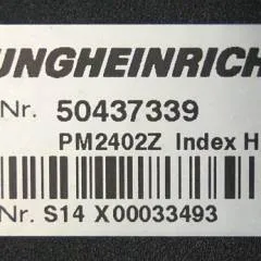 Jungheinrich 50437339 | Stuur regeling steering controller PM2402 Z Index H  sn S14X 00033493 from ERE225 year 2011