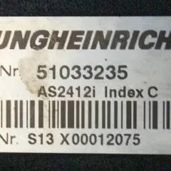 Jungheinrich 51033235 | Rij regeling Drive controller AS2412i index C Sw. 1,02 51140847 from ECE225 year 2010 sn. S13X00012075