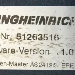 Jungheinrich 51226801 | Rij/hef/stuur regeling  drive/lift/steering controller AS2412 i S index B Sw. 1,05 51263516 sn. S1AX0080955 from ERE225  year 2016