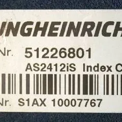 Jungheinrich 51226801 | Rij/stuur regeling  drive/steering controller AS2412 i S index C  sn. S1AX10007767 from EZS130 year 2017
