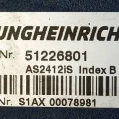 Jungheinrich 51226801 | Rij/hef/stuur regeling  drive/lift/steering controller AS2412 i S index B Sw. 1,06 51263516 sn. S1AX00078981 from ERE225  year 2016