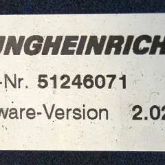 Jungheinrich 51206665 | Rij/hef regeling Drive/lift controller AS2409 i S Index A Sw. 2.02 51246071 sn. S1GX00015526 from ERE120 year 2014