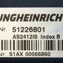 Jungheinrich 51226801 | Rij/hef/stuur regeling  drive/lift/steering controller AS2412 i S index B Sw. 1,05 51263516 sn. S1AX00066860 from ERE225 fp  year 2015