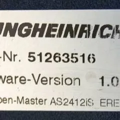 Jungheinrich 51226801 | Rij/hef/stuur regeling  drive/lift/steering controller AS2412 i S index B Sw. 1,05 51263516 sn. S1AX00066860 from ERE225 fp  year 2015