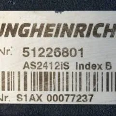 Jungheinrich 51226801 | Rij/hef/stuur regeling  drive/lift/steering controller AS2412 i S index B Sw. 1,05 51419306 sn. S1AX00077237 from ECE225 year 2016