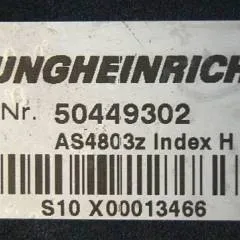 Jungheinrich 50449302 | Stuur regeling Controller AS4803 Z index H for ETV114 year 2009 sn. S10X00013466