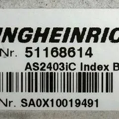 Jungheinrich 51168614 | Rij regeling Drive controller complete with internal charger AS2403iC index B Sw. 2,04 51190862 sn. SAOX10019491 from EMC year 2020