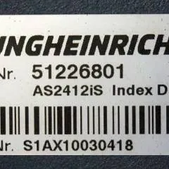 Jungheinrich 51226801 | Rij/hef/stuur regeling  drive/lift/steering controller AS2412 i S index D  Sw 2,08 51256852 sn. S1AX10030418 from ECE225XL year 2015