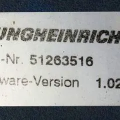Jungheinrich 51226801 | Rij/hef/stuur regeling  drive/lift/steering controller AS2412 i S index A Sw. 1,02 51263516 sn. S1AX00025940 from ERE225 FP