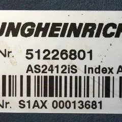 Jungheinrich 51226801 | Rij/hef/stuur regeling  drive/lift/steering controller AS2412 i S index A Sw. 1,00 51263516 sn. S1AX00013681 from ERE225 FP year 2012