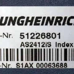 Jungheinrich 51226801 | Rij/stuur regeling  drive/steering controller AS2412 i S index B  sn. S1AX00063688 from EZS130 year 2015