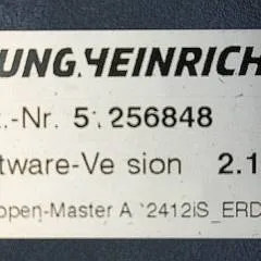 Jungheinrich 51226801 | Rij/hef/stuur regeling  drive/lift/steering controller AS2412 i S index C Sw 2,12 51256848 sn. S1AX00108068 from ERD220  year 2017
