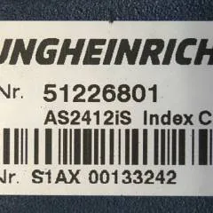 Jungheinrich 51226801 | Rij/hef/stuur regeling  drive/lift/steering controller AS2412 i S index C Sw 2,08 51256852 sn. S1AX00133242 from ECD220 year 2014