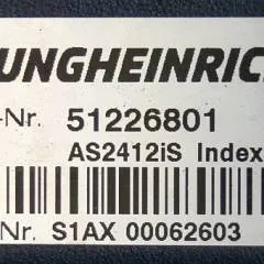 Jungheinrich 51226801 | Rij/hef/stuur regeling  drive/lift/steering controller AS2412 i S index C Sw 2,07 51256852 sn. S1AX00062603 from ECE225 year 2015