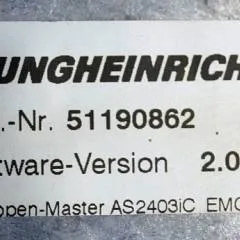 Jungheinrich 51168614 | Rij regeling Drive controller complete with internal charger AS2403iC index A Sw. 2,00 51190862 sn. SAOX00009135 from EMC year 2014