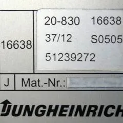 Jungheinrich 51239272 | rij hef stuur regeling drive lift steering controller EKS312 year 2012 sn. S 0505