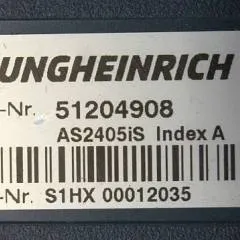 Jungheinrich 51204908 | Controller AS2405 i S Index A 51545462 Sw 1,04 sn. S1HX00013662 from EJE C20 2018