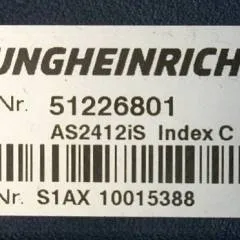 Jungheinrich 51226801 | Rij/hef/stuur regeling  drive/lift/steering controller AS2412 i S index C Sw 1,05 51467474 sn. S1AX10015388 from ERD220 FP year 2018