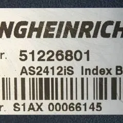 Jungheinrich 51226801 | Rij/hef/stuur regeling  drive/lift/steering controller AS2412 i S index B Sw. 1,01 51419306 sn. S1AX00066145 from ECE225 year 2015
