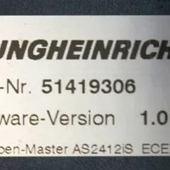 Jungheinrich 51226801 | Rij/hef/stuur regeling  drive/lift/steering controller AS2412 i S index B Sw. 1,01 51419306 sn. S1AX00066145 from ECE225 year 2015