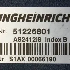 Jungheinrich 51226801 | Rij/hef/stuur regeling  drive/lift/steering controller AS2412 i S index B Sw 1,01 51419306 sn. S1AX00066190 from ECE225 year 2015