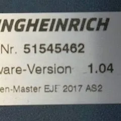 Jungheinrich 51204908 | Controller AS2405 i S Index A 51545462 Sw 1,04 sn. S1HX00013681 from EJE C20 2018