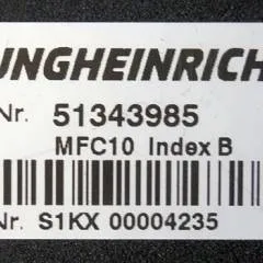 Jungheinrich 51343985 | MFC10 Index B  sn. S1KX00004235 from EKS110 year 2017