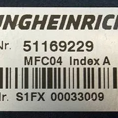 Jungheinrich 51169229 | MFC04 Index A hydraulic from ETV216 year 2015 sn. S1FX00033009