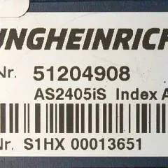 Jungheinrich 51204908 | Controller AS2405 i S Index A 51545462 Sw 1,04 sn. S1HX00013651 from EJE C20 2018
