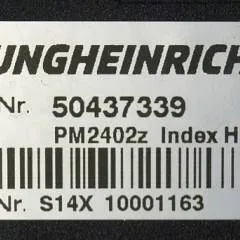 Jungheinrich 50437339 | Stuur regeling steering controller PM2402 Z Index H Sw 2,03 51067231 sn S14X 10001163 from ERE225 fixed platform year 2017