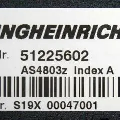 Jungheinrich 51225602 | Stuur regeling steering Controller AS4803 Z index A from ETV214 year 2014 sn. S19X00047001