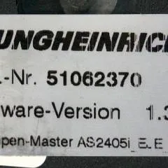 Jungheinrich 51037707 | Rij regeling driving controller AS2405i index E Sw. 1,31 51062370 sn. S18X00151310 from EJE C20 year 2018